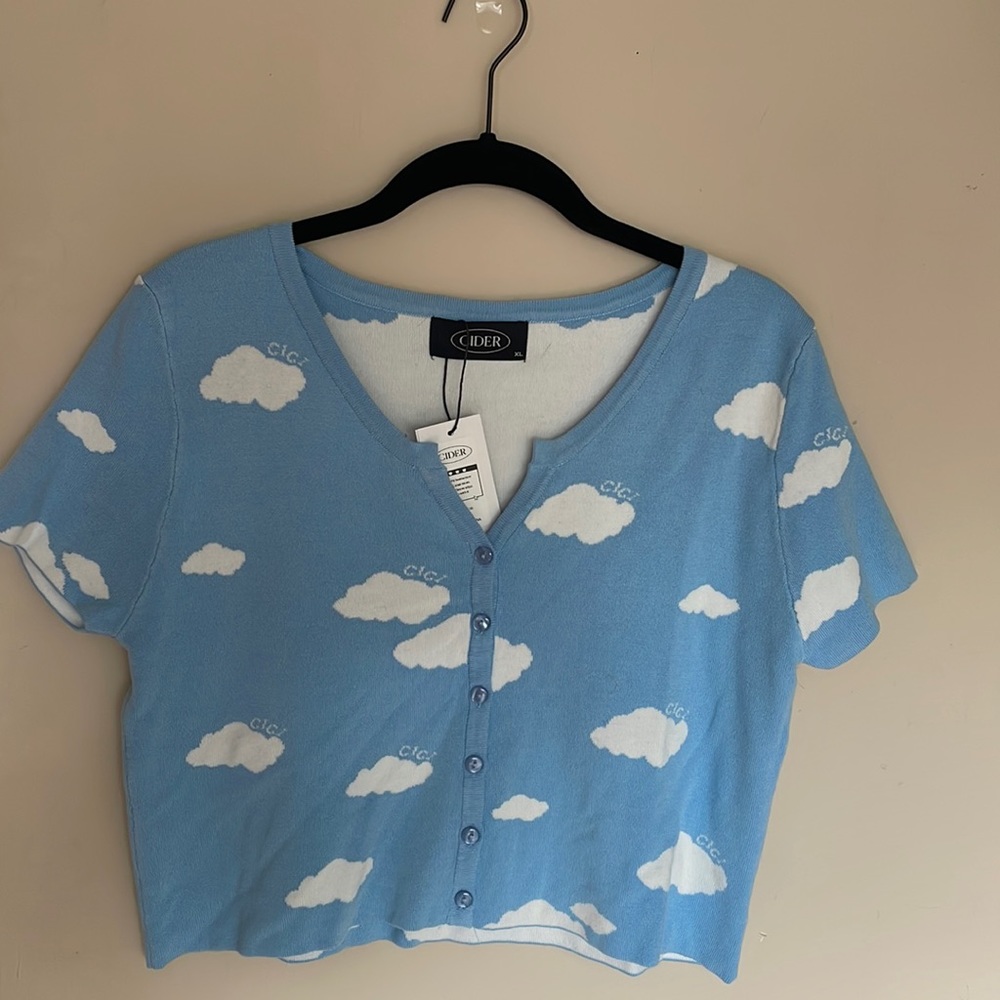 Cider cloud cropped cardigan